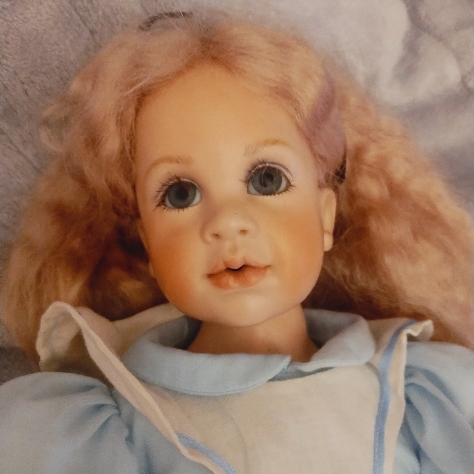 1995 Hildegard Gunzel  Little Alice Wax over porcelain doll  limited #3/10.READ