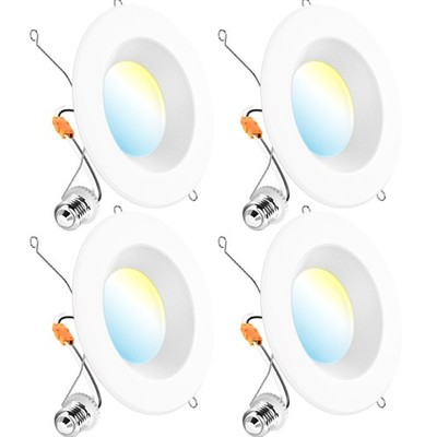 Sunco Recessed Lighting 6 Inch, Retrofit Can Lights, 965LM, 13W (100W Equival...