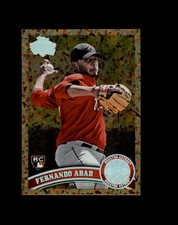 #491 Fernando Abad RC 2011 Topps Cognac Diamond Anniversary Parallel