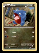 Gible 86/124 Common Dragons Exalted Pokemon Moderately Played