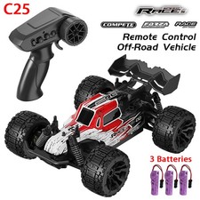 2.4G RC Car Off-road Vehicle 20km/h Crawler Racing Car Kids Toy Car 3 Battery