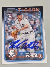 2024 Topps BRENDAN WHITE A Tigers In-Person Signed Autographed AUTO