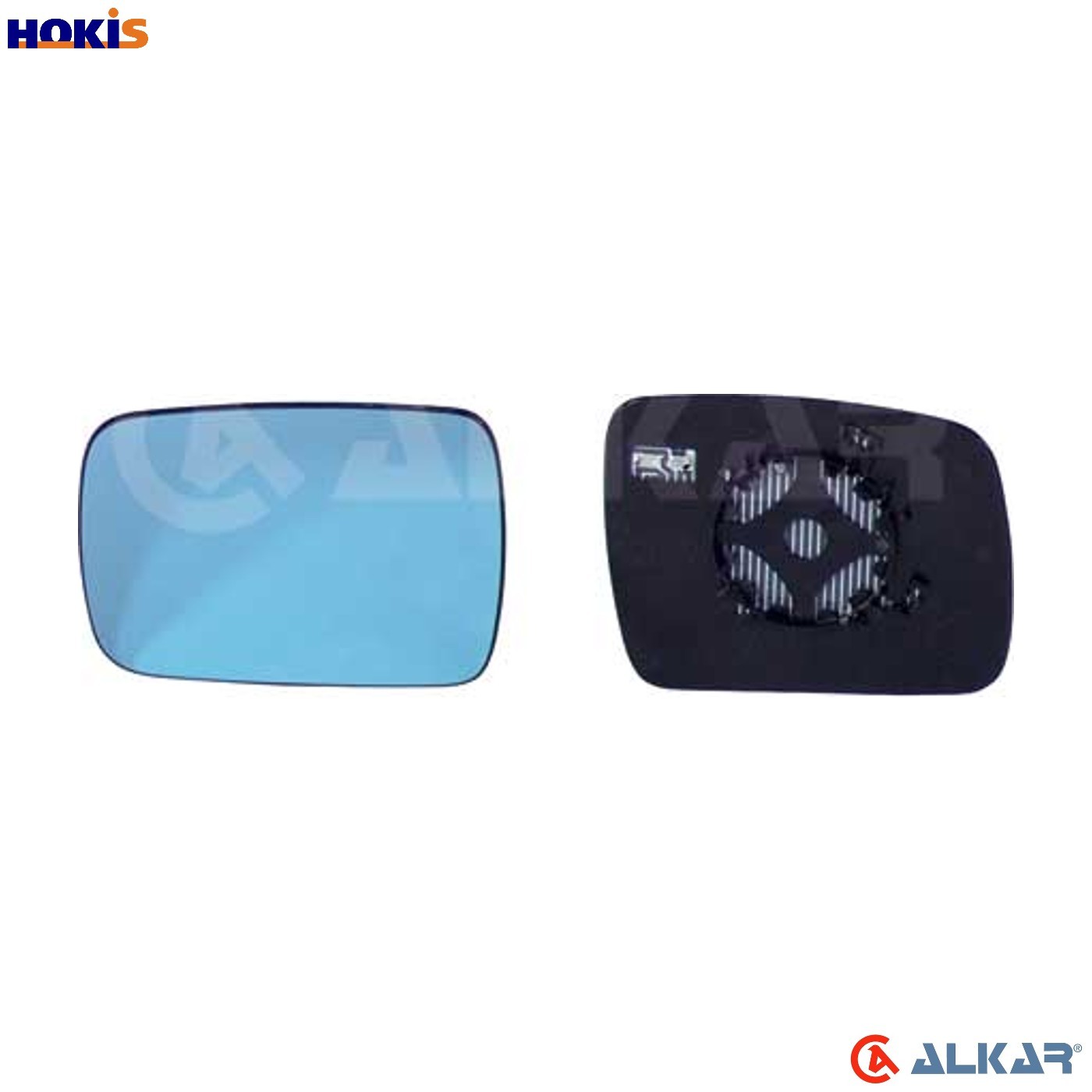 Left ALKAR 6411111 Mirror Glass, outside mirror for SKODA,VW - Image 6