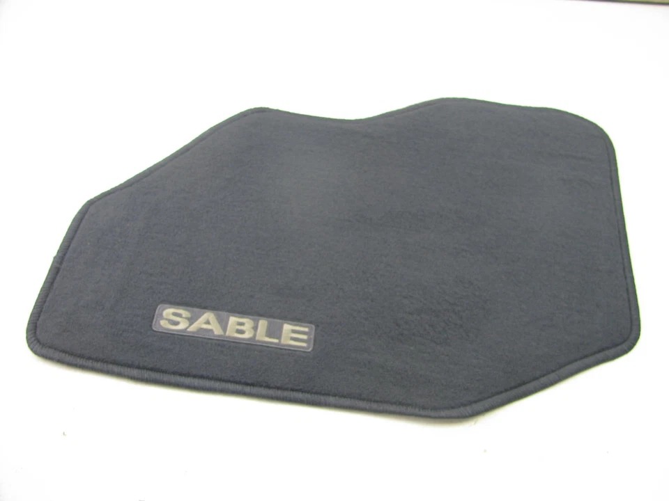 NUEVO - Alfombrillas delanteras de mezclilla oscura Mercury Sable 1996-05 OEM Ford F8DZ5413086CAB Foto 2 de 4