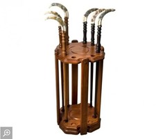27'' Walking Stick Umbrella Stand Handmade Wooden Organizer Elegant Home Entry