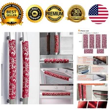 Refrigerator Handle Covers, Set of 6, Washable Velvet Appliance Door Handle C...