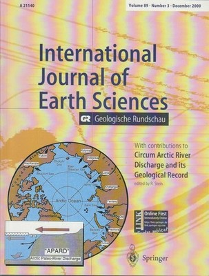 International Journal of Earth Sciences. Volume 89. (4 Hefte) Geologische Rundsc