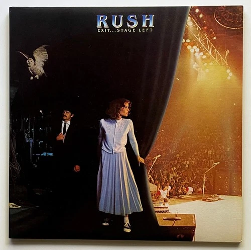 ORIGINAL Vtg 1981 RUSH Live Album EXIT STAGE LEFT Record 1ST PRESS VInyl 2Lp NM!