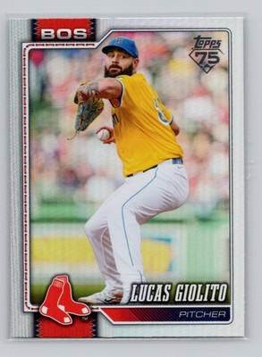 2026 Topps #253 Lucas Giolito Rainbow Foil Boston Red Sox