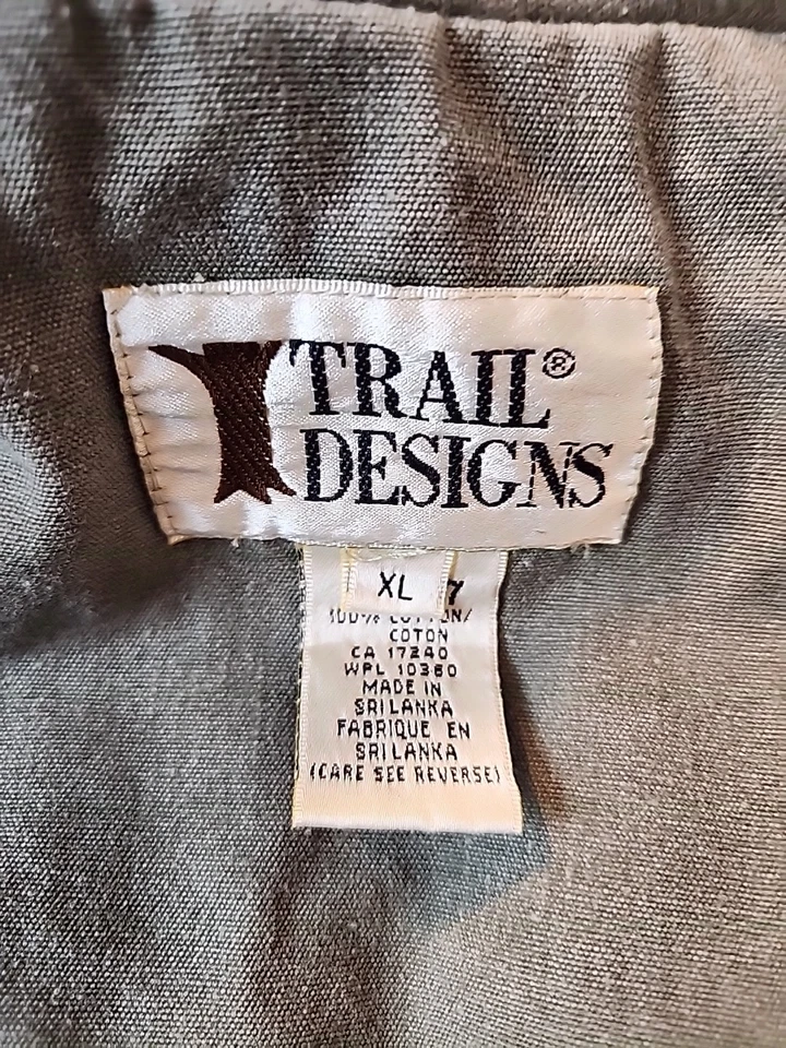 Men's Trail Designs Vest XL Brown Tactical Hunting Shooting Cargo Utility - Image 3 of 4