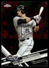 2017 Topps Chrome Ian Desmond Colorado Rockies #27