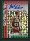 2020-21 JACK SIKMA AUTO PANINI MOSAIC GREEN RED AUTOGRAPHS