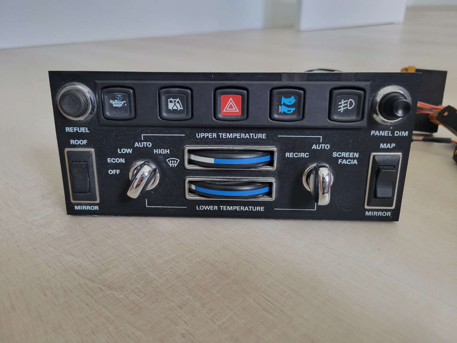 OEM Bentley Turbo R, Rolls Royce Silver Spirit, Brooklands heater control panel
