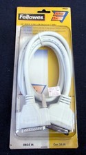 Fellowes Printer Computer Cable IEEE 1284 AB 10' Foot DB25M to Cen 36M NEW