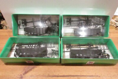 Ho Scale Bowser (4) 55Ton Fishbelly Hopper Kits (Dimensional Data Only)Lot#3416