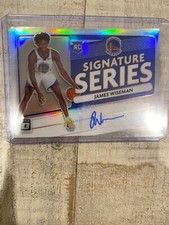 James Wiseman 2020-21 Panini Donruss Optic signature series Auto Warriors rookie