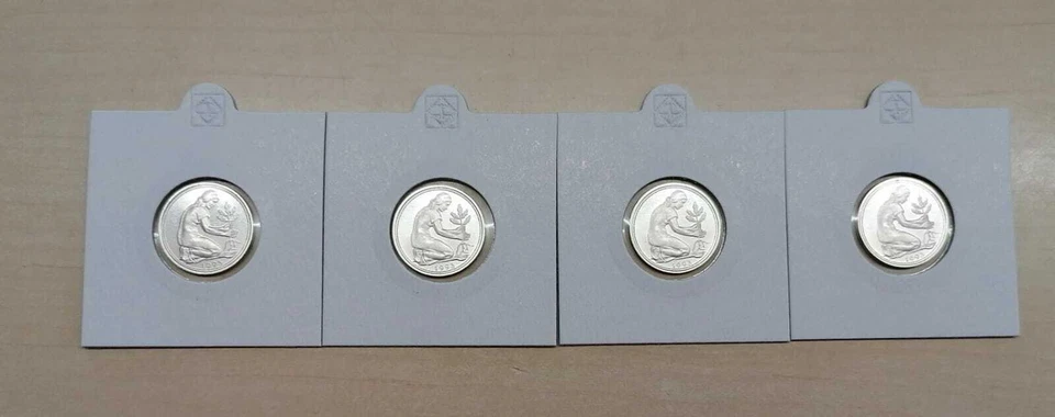BRD  50 Pfennig DFGJ  stempelglanz   (Wählen Sie unter 1974 - 1990) - Bild 1 von 1