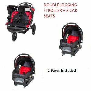 ebay double jogging stroller