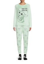 NWT STARS WARS The Mandalorian Women's Sleepwear Pajama Set 3 Piece.Size M 8-10