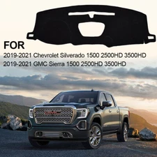 Dash Cover Mat Dashboard Pad for Chevy Silverado 1500 2500 GMC Sierra 2019-2021