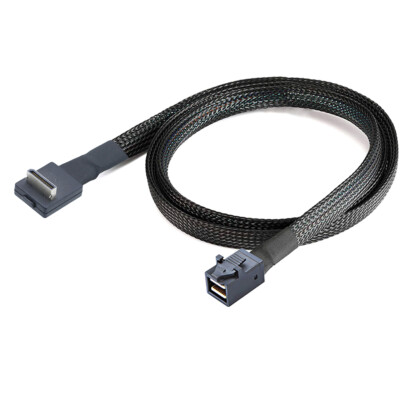 PCIE Oculink SFF 8611 4I 32P 90 degree to SFF-8643 server connection cable