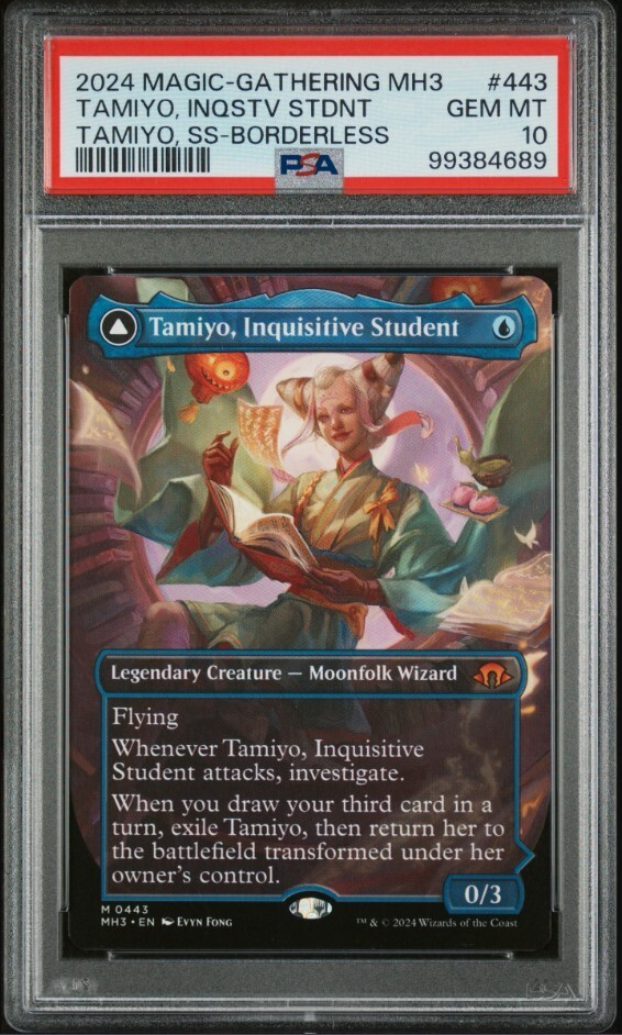 MTG Tamiyo, Inquisitive Student Borderless Modern Horizons 3