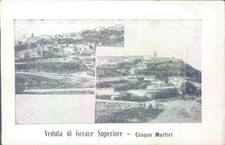 ae252 cartolina veduta di gerace superiore cinque martiri reggio calabria