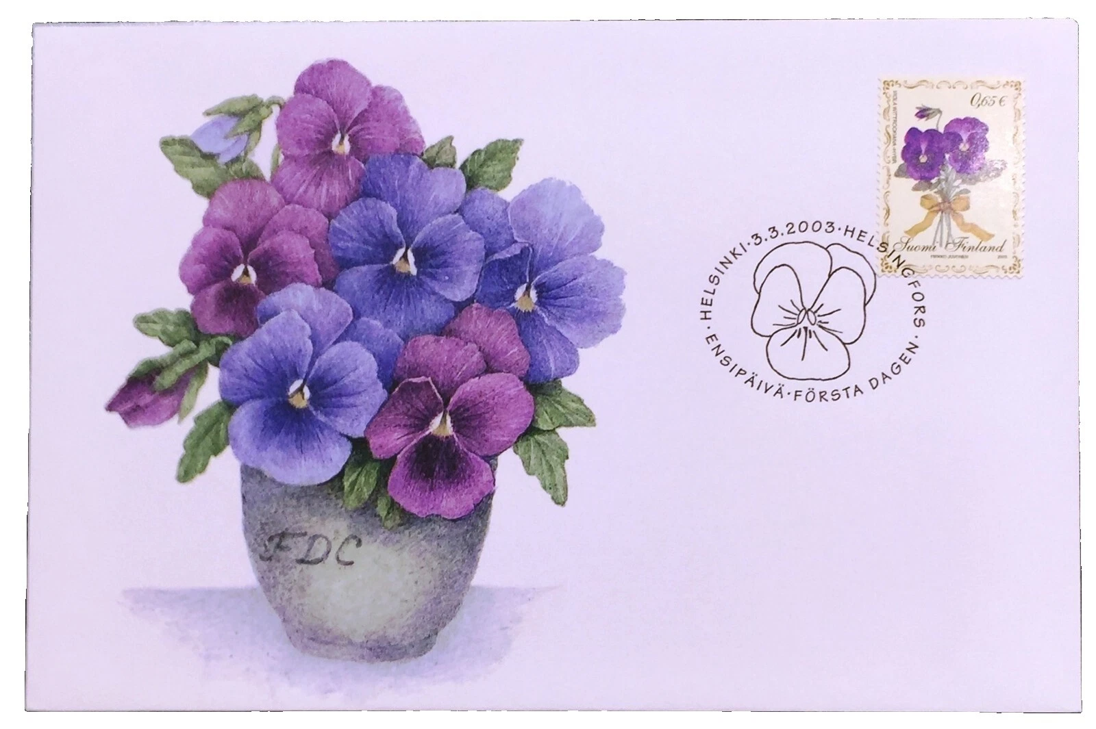 Decimal First Day Cover Finnish Stamps