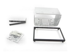 Set Tableau de Bord Chariot Fixation Universel car Radio 2DIN + Cadre 100mm 10cm