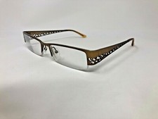 ELIZABETH ARDEN EA1048-1 Eyeglasses Frame Half Rim Petite 51-18-130 Gold EM59