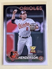 2024 Topps Series 2 Gunnar Henderson All Star Rookie Gold Cup #450 Orioles.
