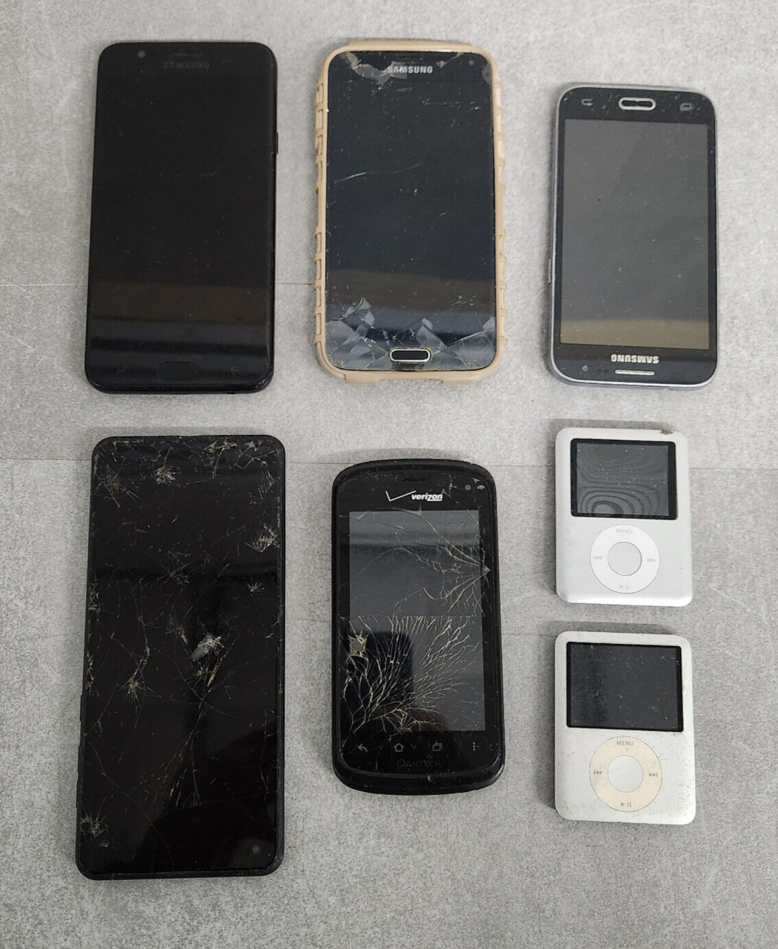 & Ipods &ndash; Samsung, Pantech, Apple Ipod Nano As-is For Part