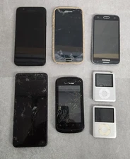 Lot of Broken Phones & iPods – Samsung, Pantech, Apple iPod Nano AS-IS for Parts