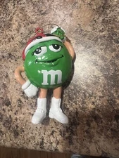 M&M Collectible Miss Green Ornaments With Christmas Hat, Boots Official Licensed