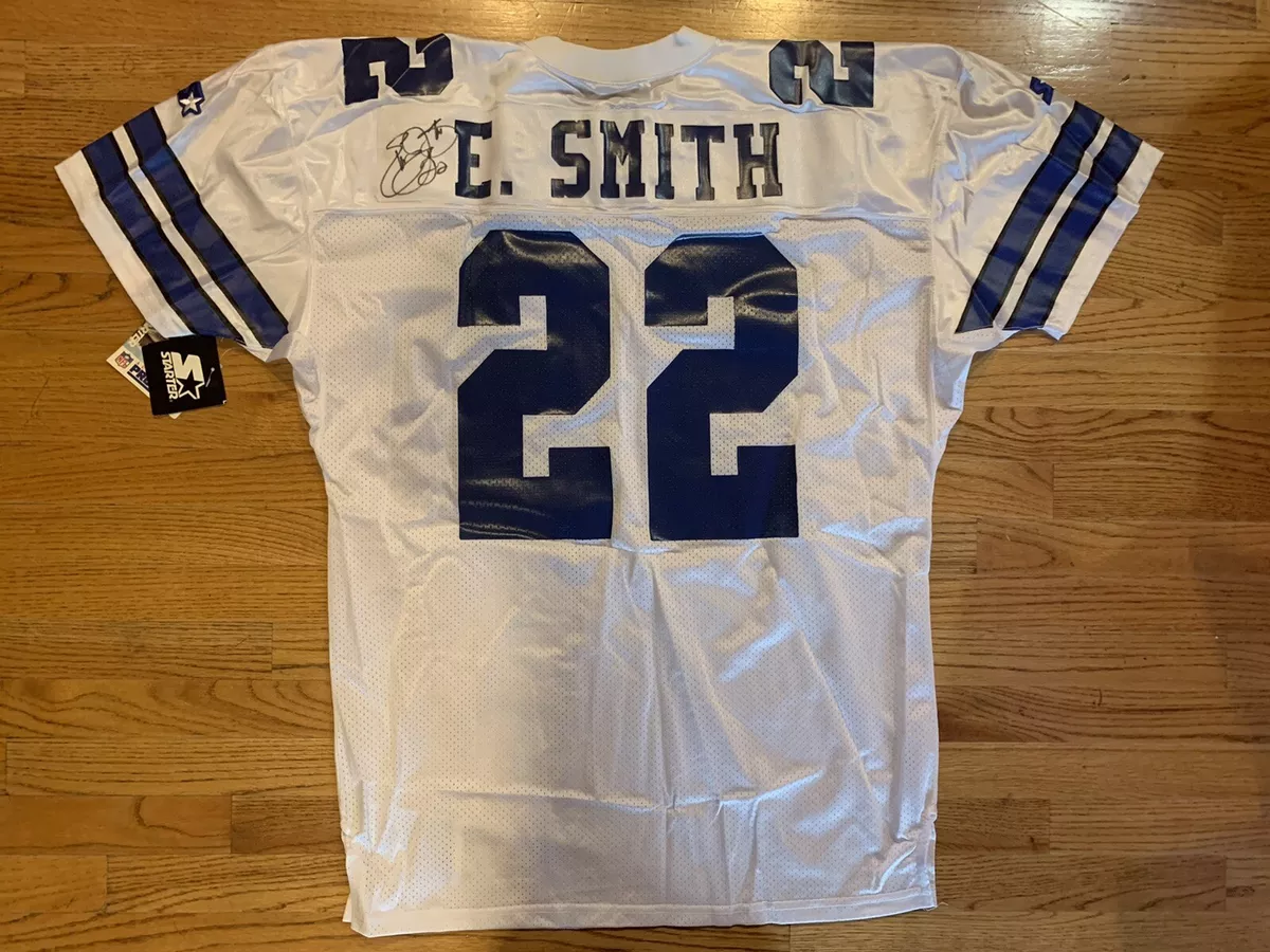 Emmitt Smith Signed Dallas Cowboys Authentic Pro Line Jersey 90 s NWT autograph