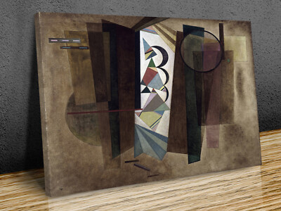 Wassily Kandinsky Development in brown canvas print art framed or print only