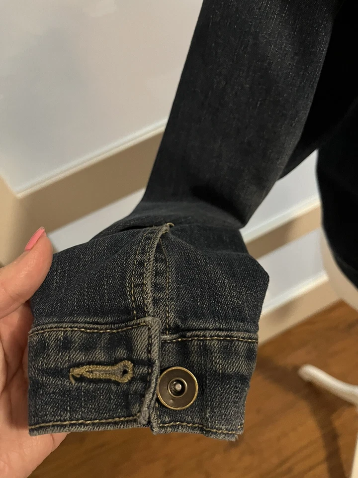 Childrens Place Dark Denim Jacket L (10/12) Unisex Boys Girls *FREE SHIPPING* - Image 4 of 4