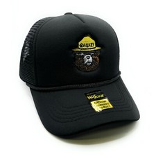 Smokey the Bear Mesh Trucker SnapBack (Black)