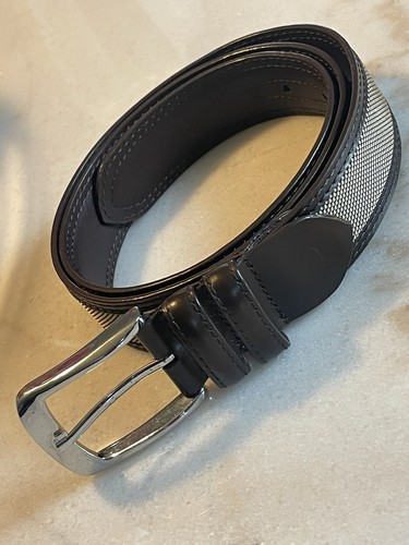 Z Zegna Men’s Belt Brown Made In Italy - Picture 2 of 13