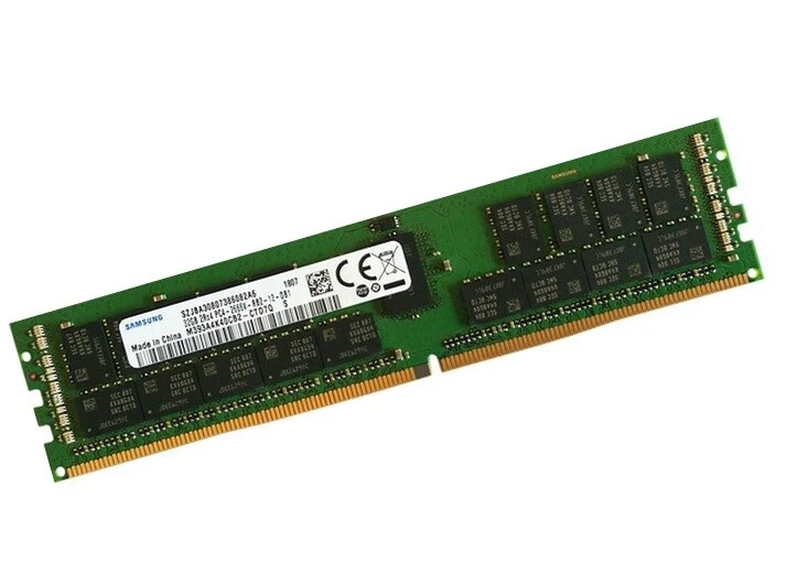 Samsung 32GB DDR4 2666 MHz ECC REG M393A4K40CB2-CTD RDIMM Server Workstation RAM