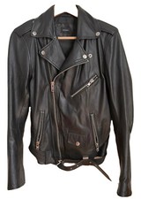 Diesel  giacca Chiodo Biker Vera Pelle