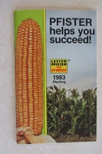 vv192 Pfister Hybrids planting notebook 1983 farm clean 