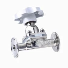 DN15MM Manual Sanitary Tri-Clamp Diaphragm Valve 1/2'' Stainless Steel 316