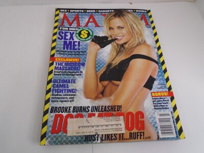 Maxim For Men Magazine March 2003 Brooke Burns