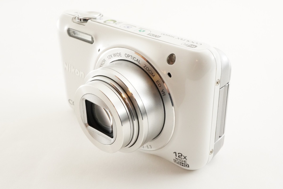 【美品】Nikon COOLPIX S6600 ホワイト Nikon COOLPIX S6600 16.0MP Digital Camera - White for sale