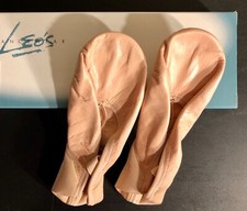 LEO'S BALLET SHOES ADULT SIZE 6 LEATHER STRETCH SPLIT SOLE Sz 6 LS2006L NEW
