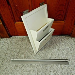 Pottery Barn Bedford Daily Mail Letter Hanging Wood Organizer File