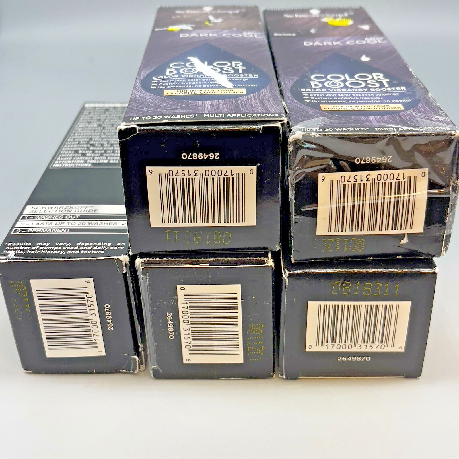 Schwarzkopf Dark Cool Color Boost, Mix in your favorite conditioner 3PK 1/26+