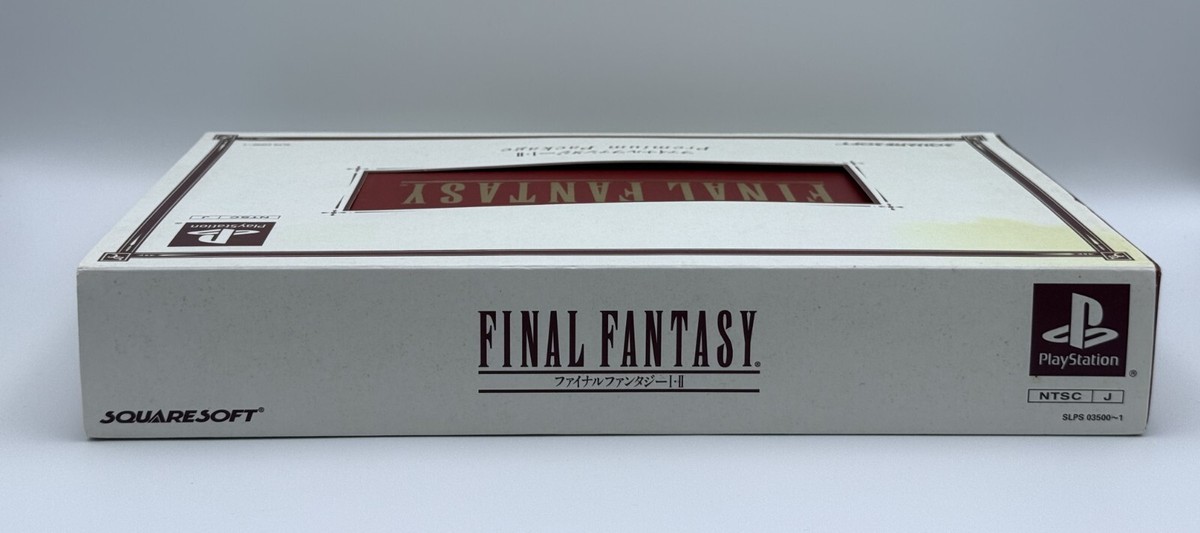 PS1 FINAL FANTASY I II 1 2 Premium Package Playstation Region