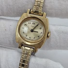 Vintage Timex Mechanical Wind-up Analog Ladies Wrist Watch Gold Tone Runs